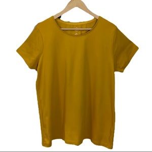 2/$18 St. John’s Bay Medieval Gold Essential Tee Size XXL